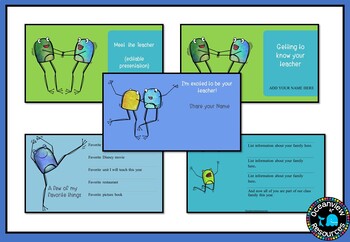 Meet the Teacher-Editable powerpoint For Cheap