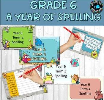 A YEAR OF SPELLING FOR GRADE 6 Hot on Sale