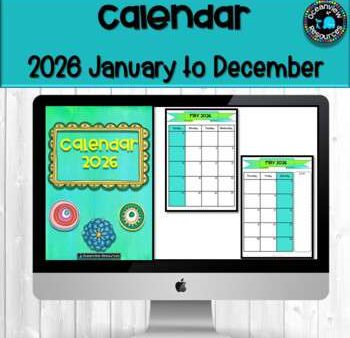 2026 Calendar Editable-January to December Online