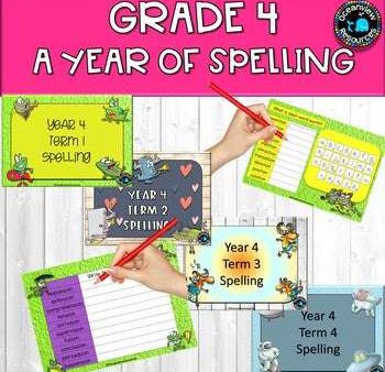 A YEAR OF SPELLING FOR GRADE 4 Online Sale