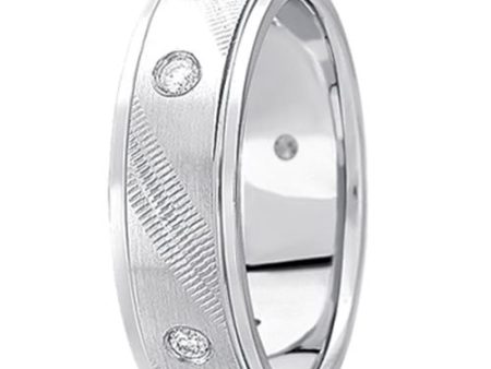 0.25ctw Diamond 14K Gold  Wedding Band (7mm) - (F - G Color, SI2 Clarity) on Sale