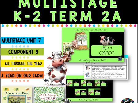 A YEAR ON THE FARM  NSW Multi Stage K-2 Unit 7 component B ENGLISH TERM 2A (Copy) For Cheap