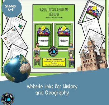 Website Links for History and Geography (Australian Curriculum) Cheap