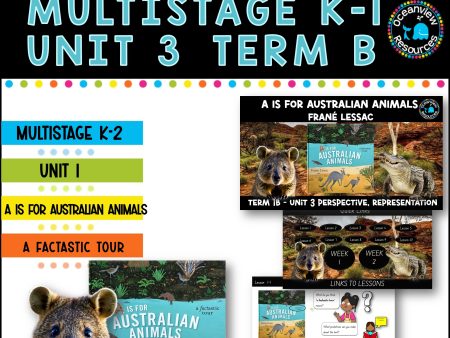 A IS FOR AUSTRALIAN ANIMALS Multi-age K-2 Unit 3 comp B TERM 1B NSW DET Online Hot Sale