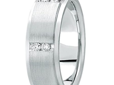 0.48ctw Diamond 14K Gold  Wedding Band (7mm) - (F - G Color, SI2 Clarity) Cheap