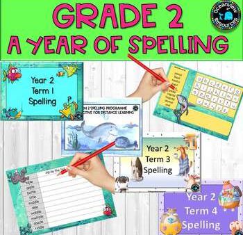 A YEAR OF SPELLING FOR GRADE 2 For Sale