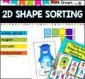 2D Shapes BUNDLE I Worksheets I Shape sorting I Posters Online Sale