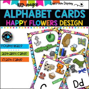 ALPHABET POSTERS with Pictures l DECOR l SMILEY FACES DESIGN Supply