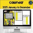 2025 Calendar Editable-January to December on Sale