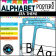 Sea Themed Alphabet Posters with no picture clues. For Cheap