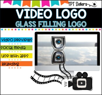 VIDEO LOGO I VIDEO Previews and Social Media I GLASS FILLING INTRO LOGO Online